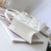 Fake Dior Tote Book Mini White - premium superclone handbag