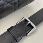 Replica Lady Dior Large Black Silver - designer handbag clone
