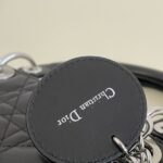 Replica Lady Dior Large Black Silver - designer handbag clone