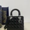Replica Lady Dior Large Black Silver - elite factory replica handbag