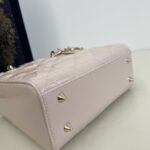Replica Lady Dior Patent Pink Abc - premium superclone handbag