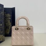 Replica Lady Dior Patent Pink Abc - top-grade luxury bag dupe