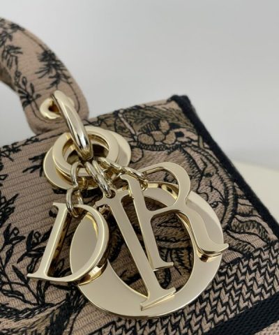Fake Lady Dior D – Lite Beige Zodiac - affordable luxury replica bag