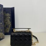 Dior Jolie Top Handle Black - elite factory replica handbag