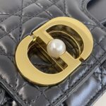 Dior Jolie Top Handle Black - top-grade luxury bag dupe