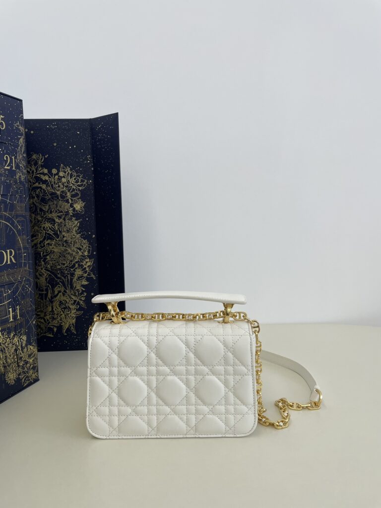 Dior Jolie Top Handle White - Image 6