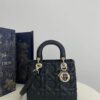 Fake Lady Dior Medium Black - best quality fake designer bag