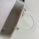 Replica Lady Dior Large White - 1:1 premium replica handbag