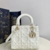 Fake Lady Dior Large White - 1:1 premium replica handbag