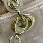 Replica Lady Dior Mini Pink Patent - affordable luxury replica bag