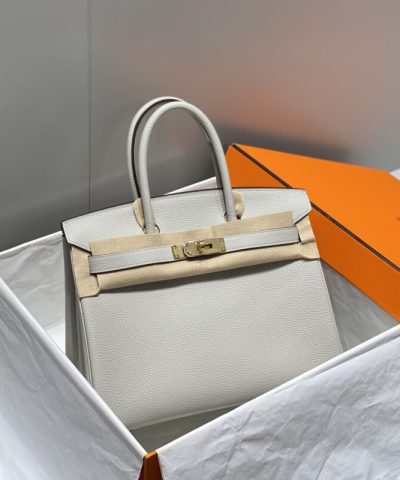 Fake Hermès Birkin Pearl Grey - ultra-realistic fake purse