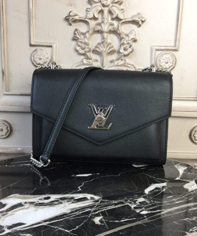 Fake Louis Vuitton My Lock Black - elite factory replica handbag