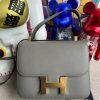 Fake Hermès Constance 18Cm Grey - 1:1 premium replica handbag