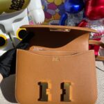 Réplique du sac à main Hermès Constance 24 cm marron - Superclone haut de gamme