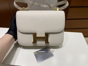 Replica Hermès Constance 24Cm Creamy White - top-grade luxury bag dupe