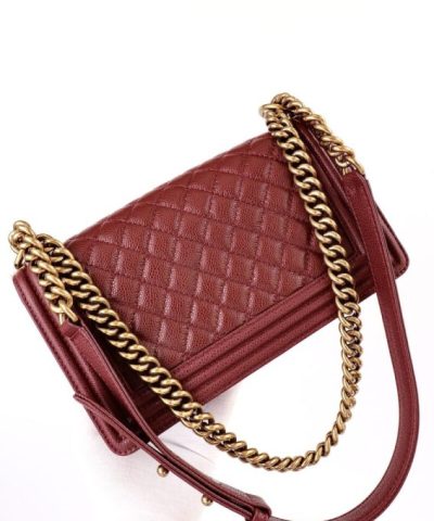 CHANEL Le Boy Red - best quality fake designer bag