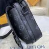 Replica Louis Vuitton Steamer Messenger Black Canvas - 1:1 premium replica handbag