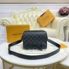 Replica Louis Vuitton Steamer Messenger Black Canvas - ultra-realistic fake purse