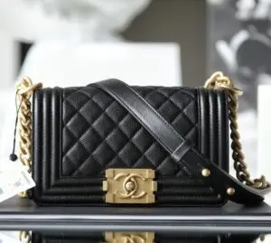 CHANEL Le Boy Black - best quality fake designer bag