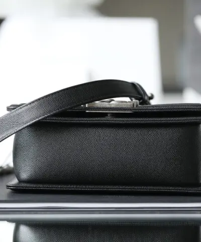 CHANEL Le Boy Black Small - affordable luxury replica bag