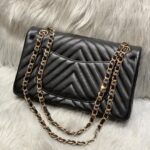 CHANEL Classic Flap 25cm V Black