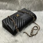 CHANEL Classic Flap 25cm V Black - high-quality designer bag dupe