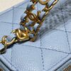 CHANEL 22S Handle Box Bag Blue - best quality fake designer bag