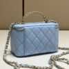 CHANEL 22S Handle Box Bag Blue - elite factory replica handbag