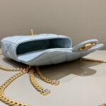 CHANEL 22P Enamel Bag Light Blue