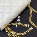 CHANEL 22P Enamel Bag White
