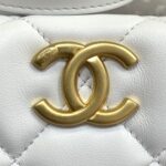CHANEL 22s Rhinestone Hobo White - replica di borsa di alta qualità