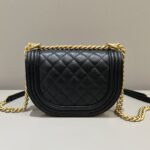 CHANEL Le Boy Semi Circular - high-quality designer bag dupe
