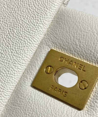 CHANEL CF Handle White - best quality fake designer bag