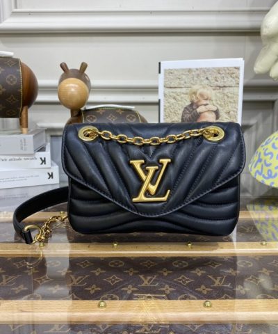 Fake Louis Vuitton New Wave Black - top-grade luxury bag dupe