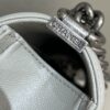 CHANEL Le Boy Grey Silver - affordable luxury replica bag