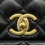 CHANEL Tofu Bag Black - premium superclone handbag