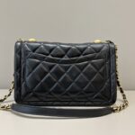 CHANEL Tofu Bag Black