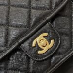 CHANEL Tofu M Bag Black - premium superclone handbag