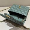 CHANEL Classic Flap 17cm Green - ultra-realistic fake purse