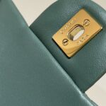20221017_i1666021369_64_5.jpg CHANEL Classic Flap 17cm Green - elite factory replica handbag