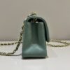 CHANEL Classic Flap 17cm Green - elite factory replica handbag