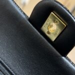 CHANEL Classic Flap 25cm Patent Black - 1:1 premium replica handbag