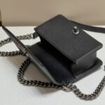 CHANEL Le Boy V Black - Silver - 1:1 premium replica handbag