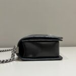 CHANEL Le Boy Large Black Silver - top-grade luxury bag dupe