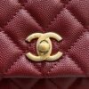 CHANEL 23P Coco Red - affordable luxury replica bag