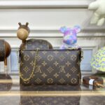 Replica Louis Vuitton Pallas Clutch Black