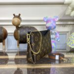 Replica Louis Vuitton Pallas Clutch Black - 1:1 premium replica handbag