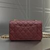 CHANEL Classic Flap 20cm Burgundy - ultra-realistic fake purse