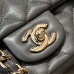 CHANEL Classic Flap 20cm Grey - top-grade luxury bag dupe