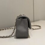 CHANEL Classic Flap 20cm Grey - top-grade luxury bag dupe